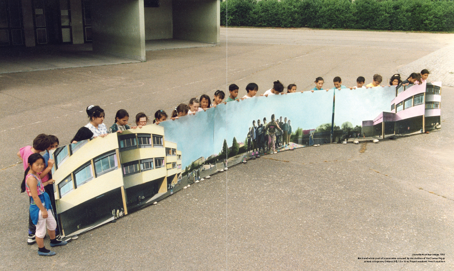 Panoramic artwork spread